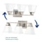 Progress Lighting Clifton Heights Collection Three-Light Bath & Vanity P300160-009 - alternate 4
